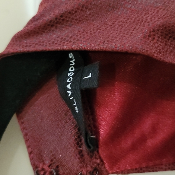 Olivaceous Red Snake Print Dress - Picture 3 of 7